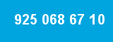 925 068 67 10 925 068 67 10